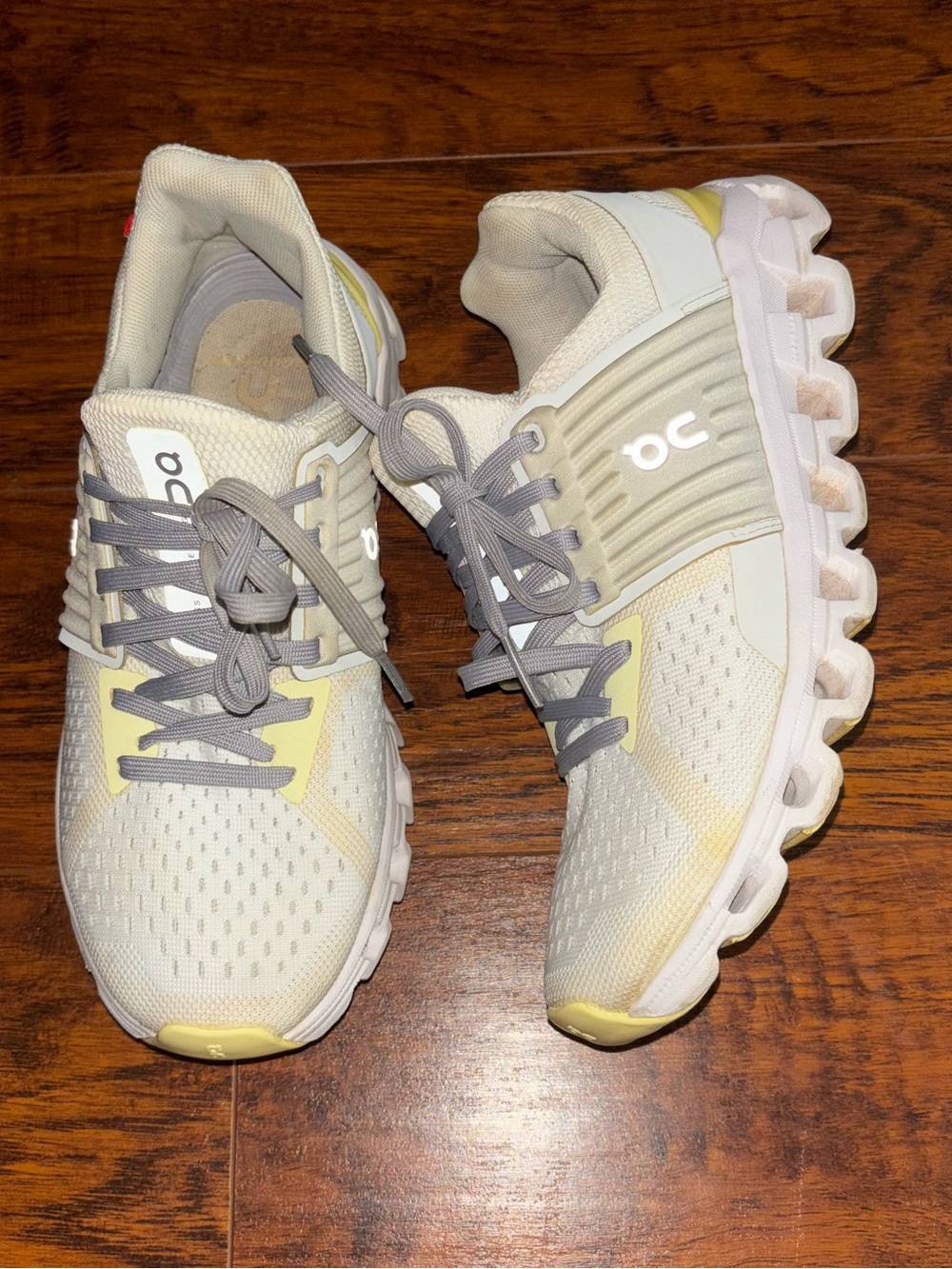 ON Running Cloudswift 2.0 Running Shoes White Yellow Limelight On Cloud Sneakers - Picture 2 of 9